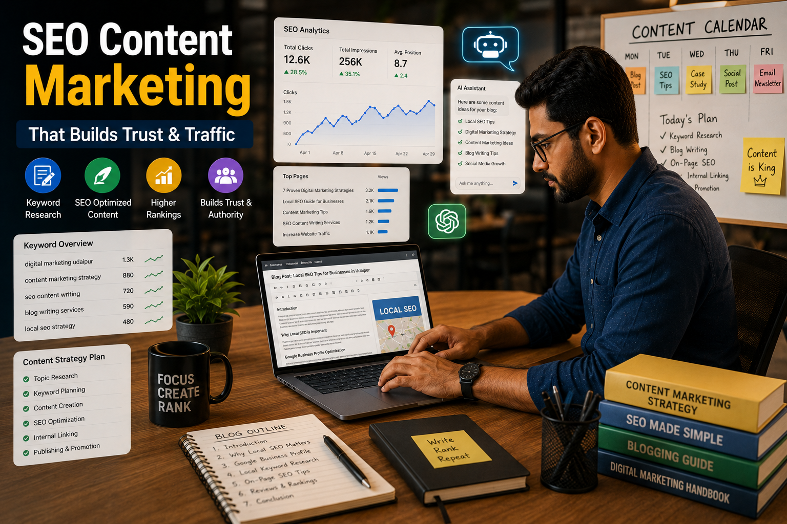 SEO Content Marketing Services in Udaipur