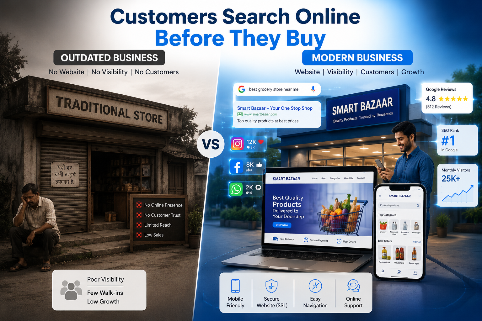 Business Website Importance for Customer Growth