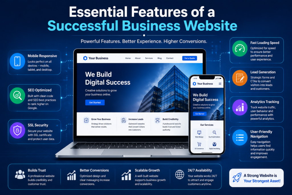 Essential Features of a Business Website
