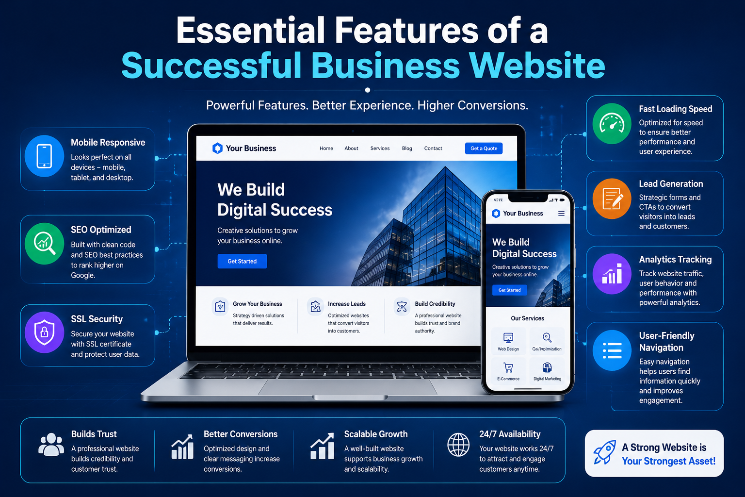 Essential Features of a Business Website