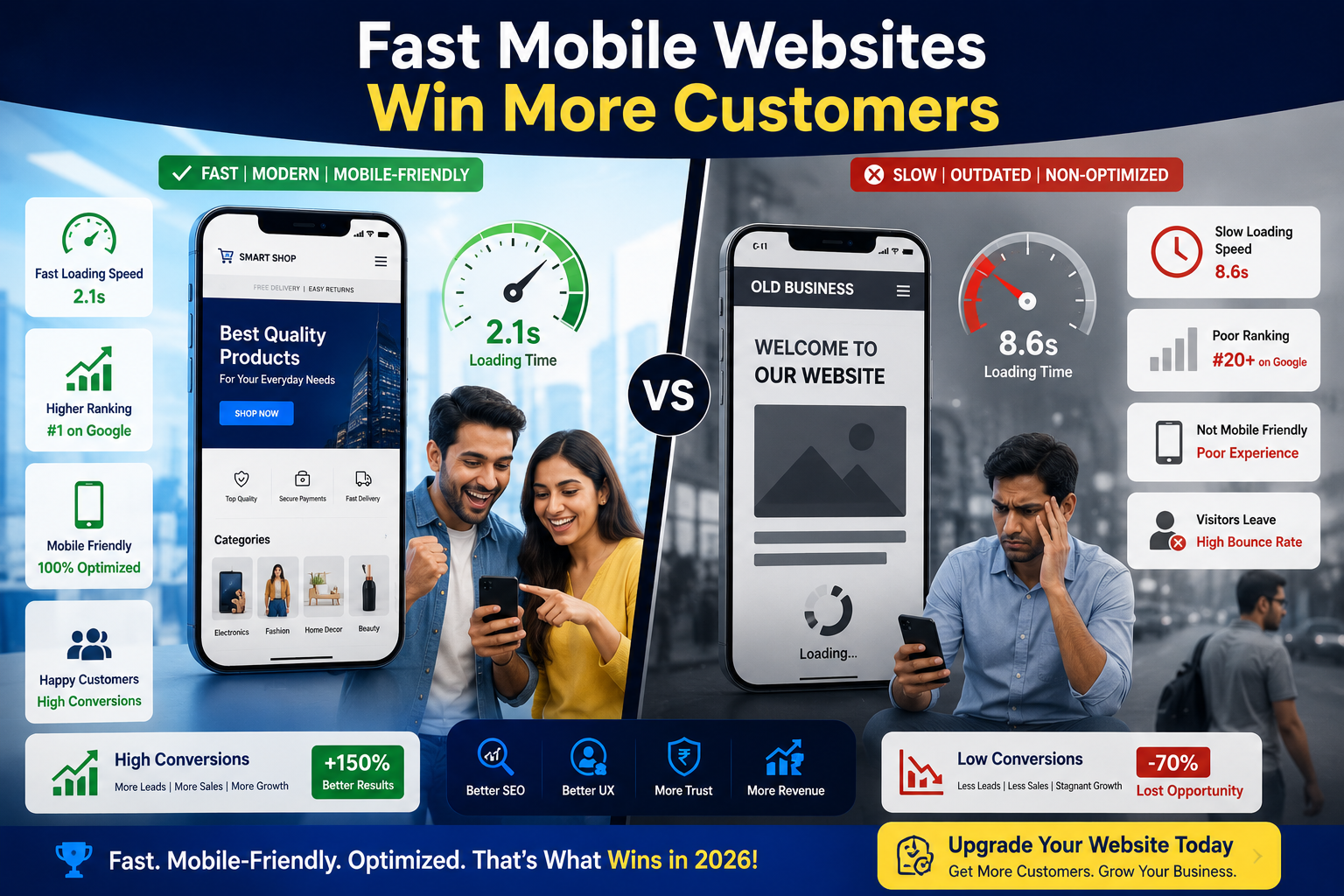 Fast Mobile Website Benefits for Businesses