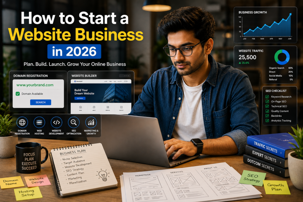How to Start a Website Business in 2026