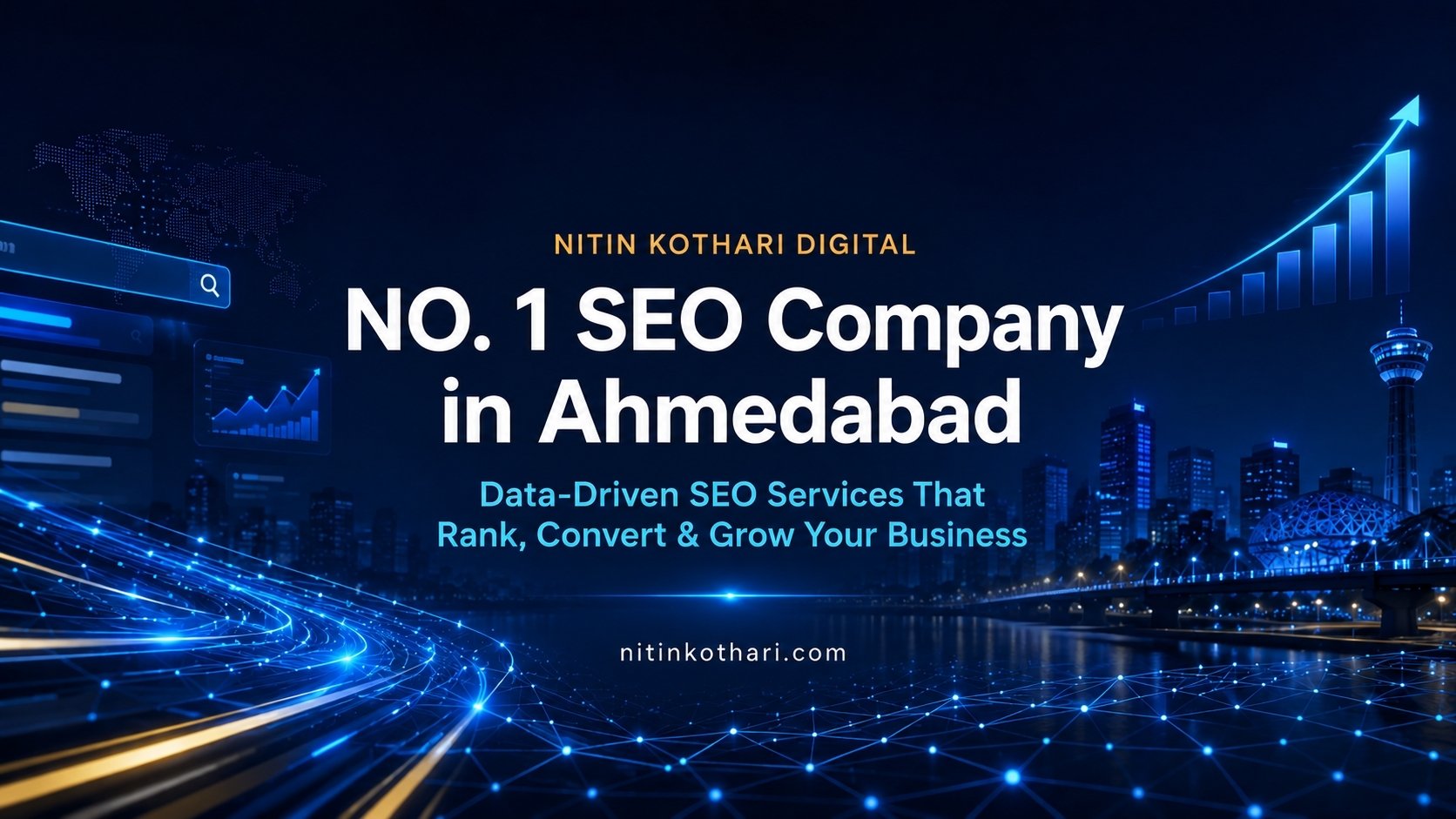 No. 1 SEO Company in Ahmedabad — Data-Driven SEO Services That Rank, Convert & Grow Your Business