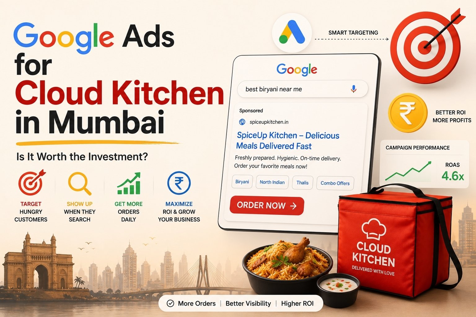 Google Ads for Cloud Kitchen in Mumbai