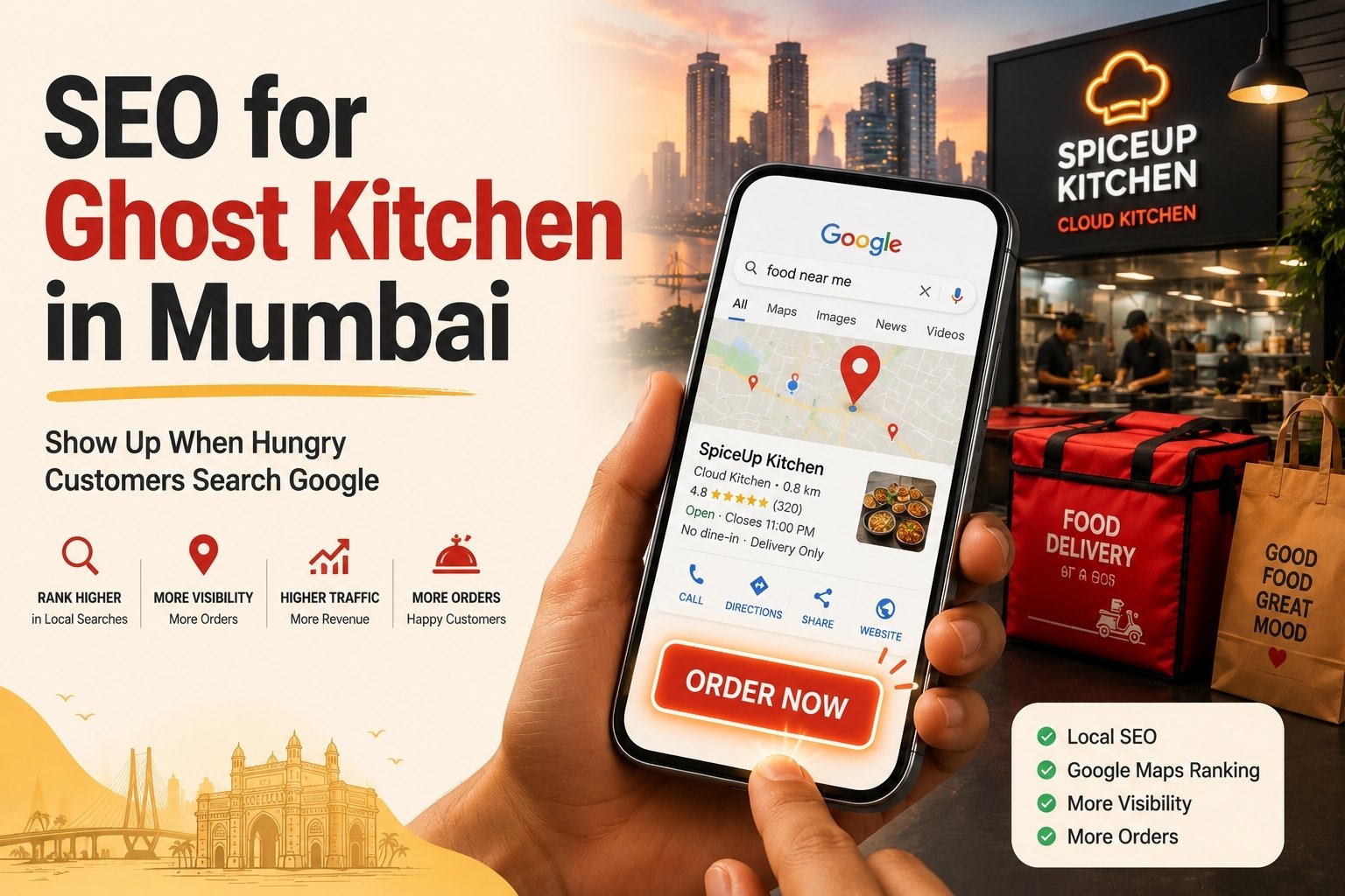SEO for Ghost Kitchen in Mumbai